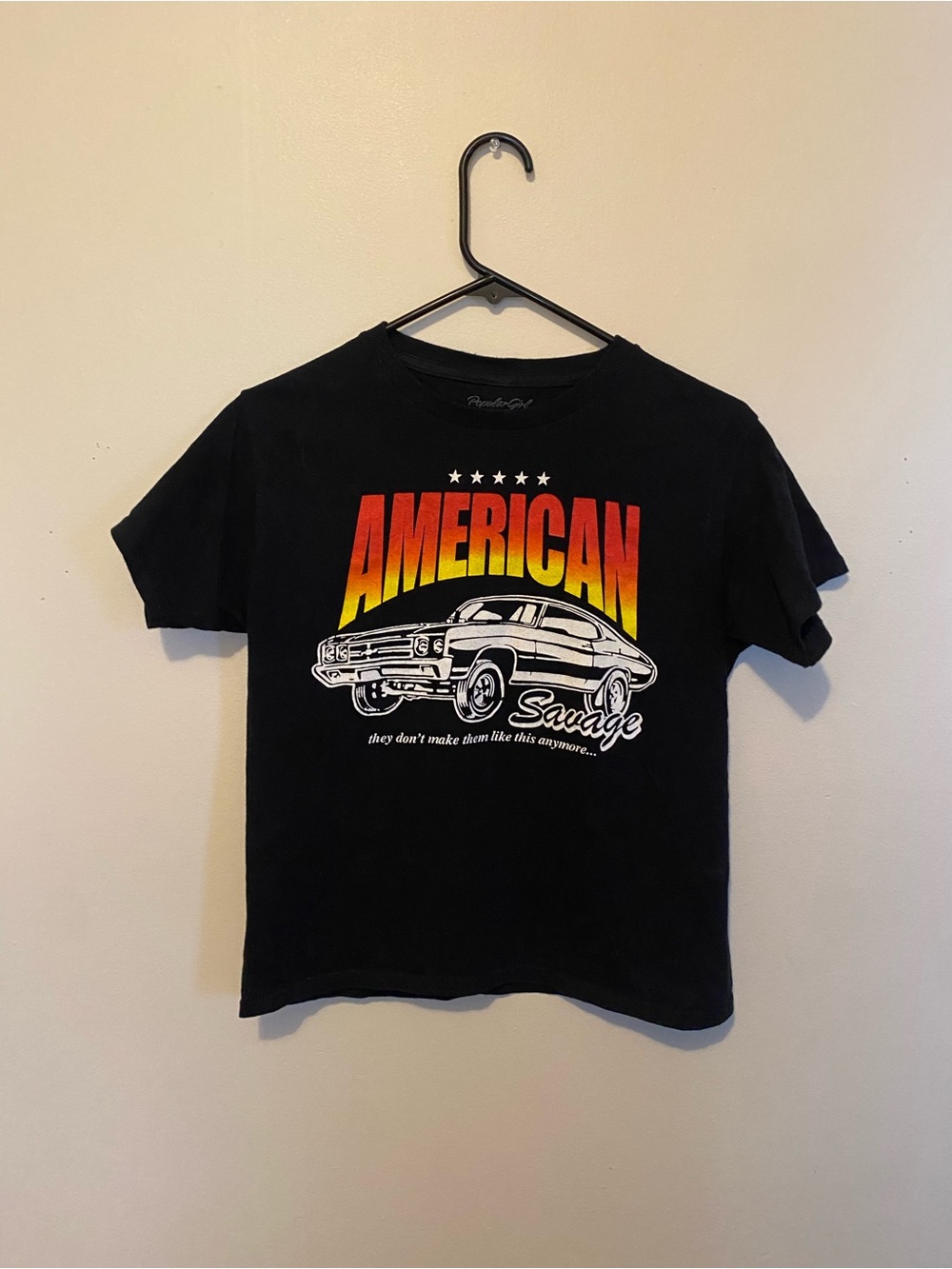 American Savage Graphic Tee - Black